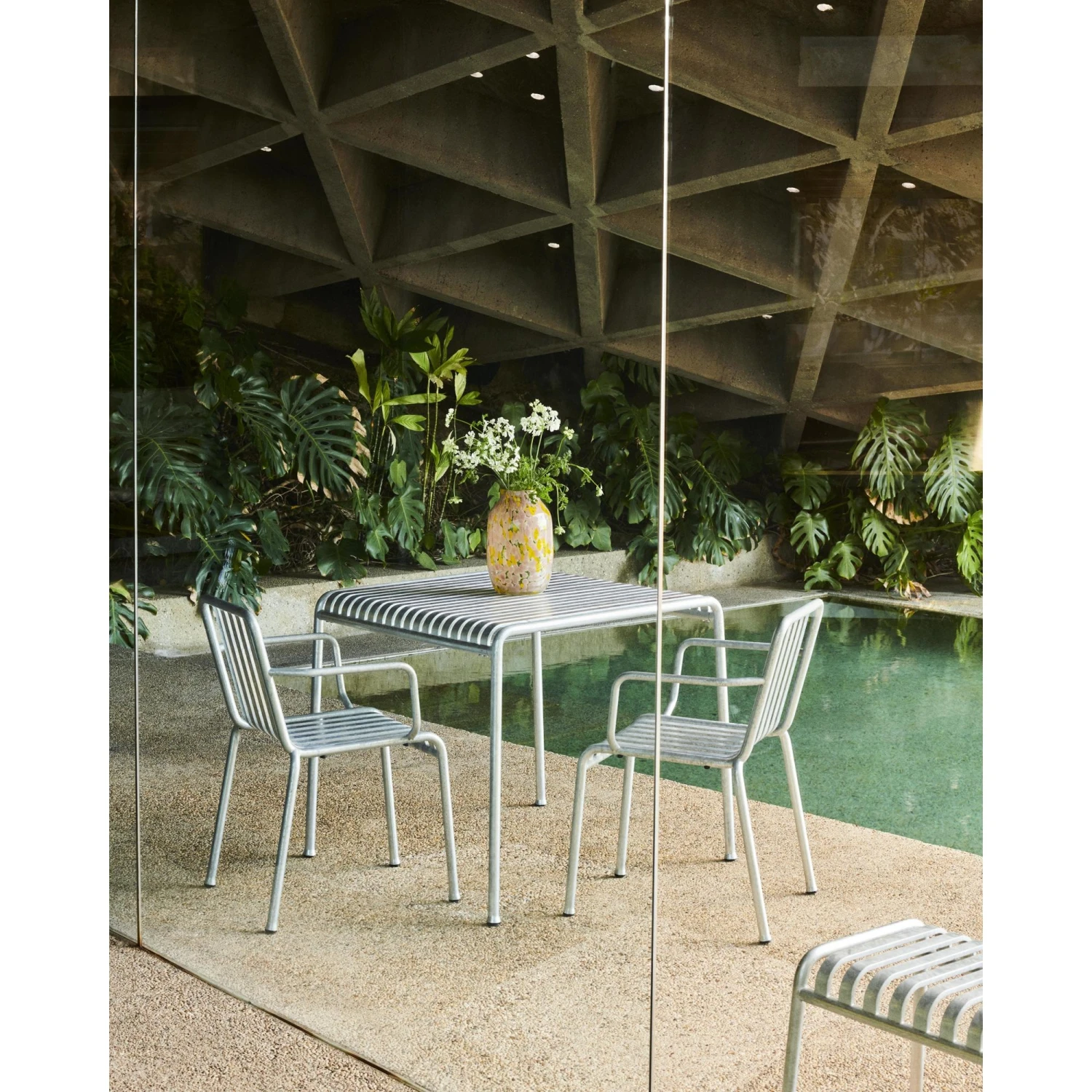 HAY Palissade Chair With Armrest Anthracite - Image 6