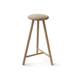 Nikari Linea Collection Perch Bar Stool Oiled Oak