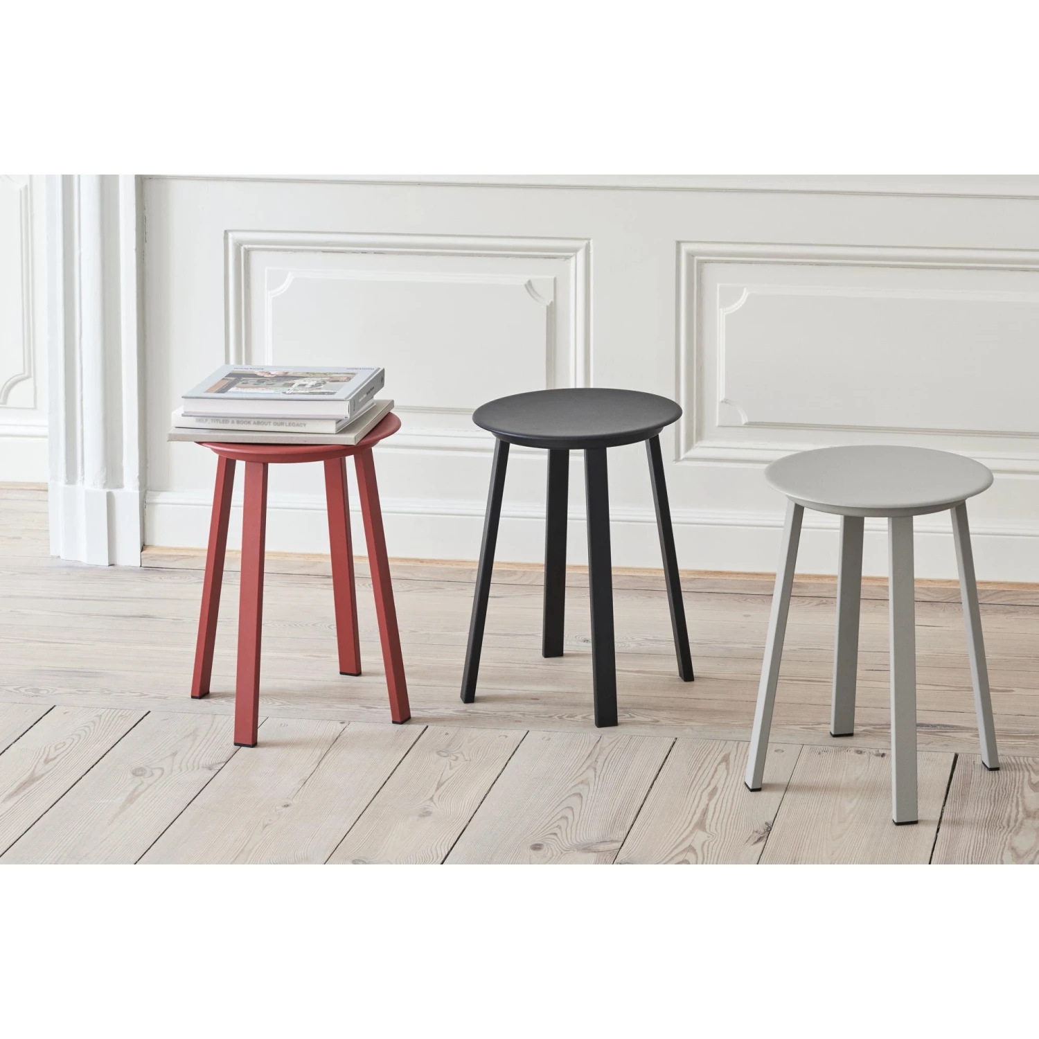 HAY Revolver Stool Gray - Image 3