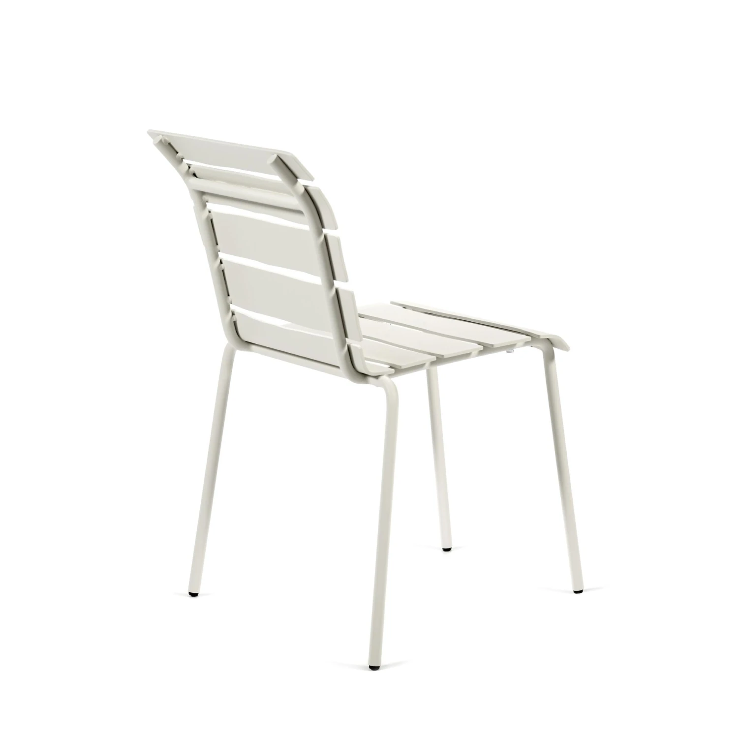 Valerie Objects Aligned Outdoor Dining Chair White - Image 3