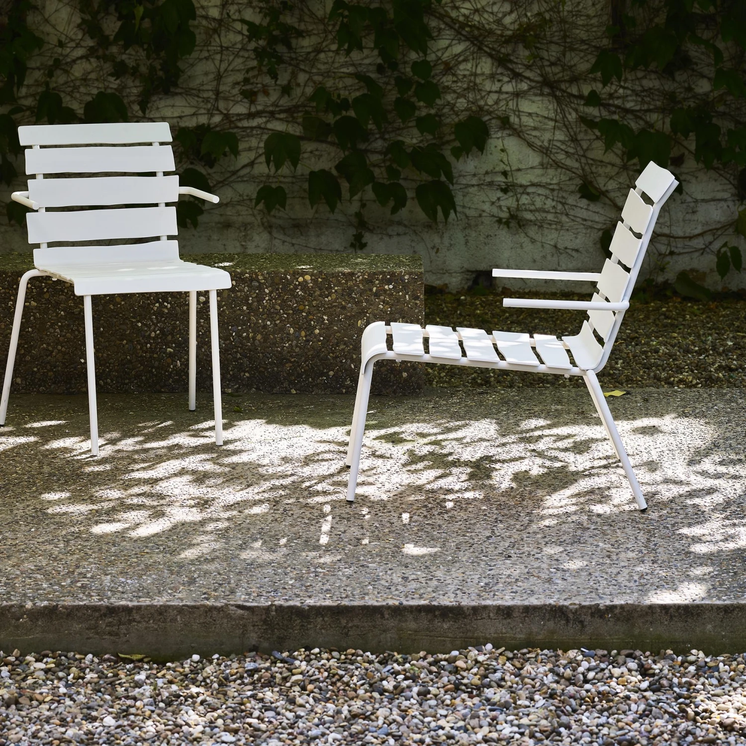 Valerie Objects Aligned Outdoor Armchair Off-White - Image 7