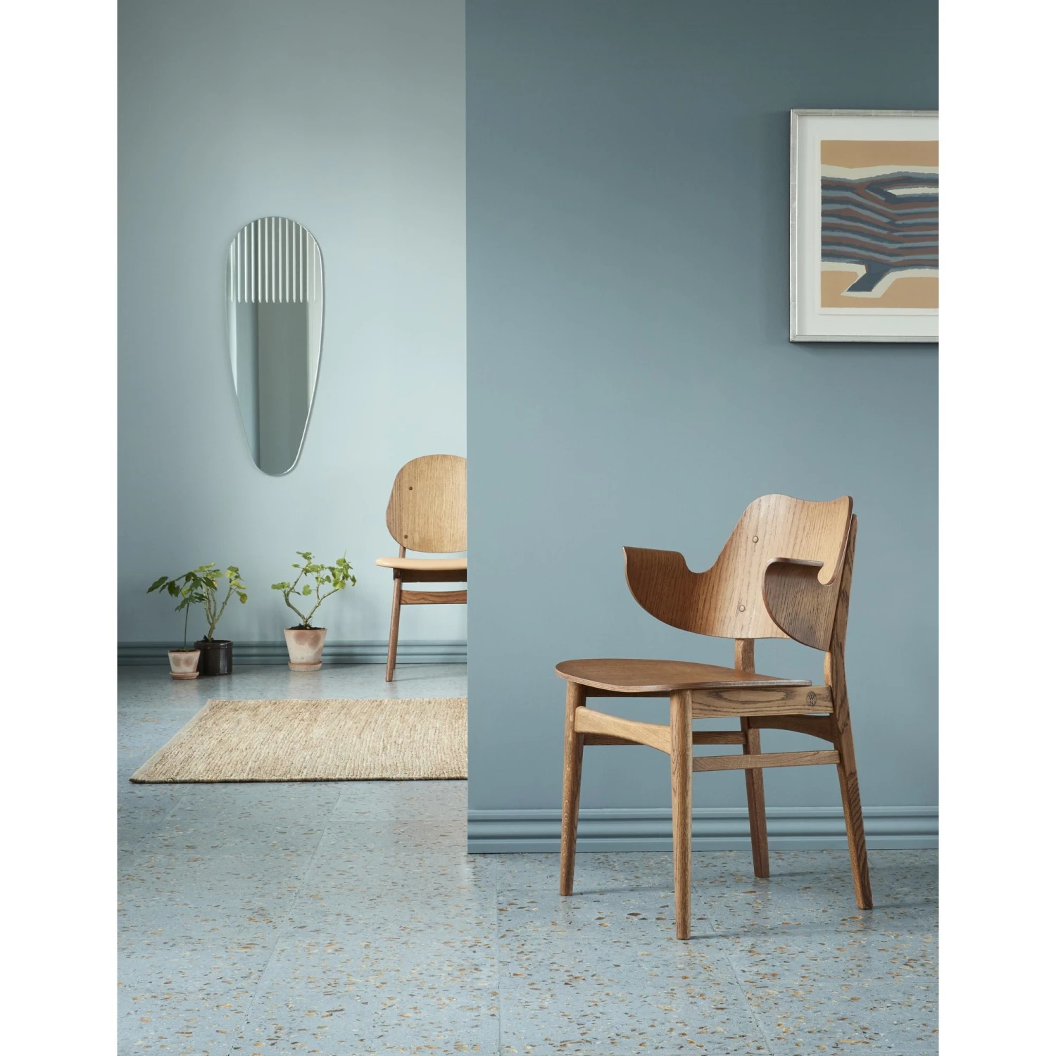 Warm Nordic Noble Dining Chair White Oak/Silk 0250 - Image 2